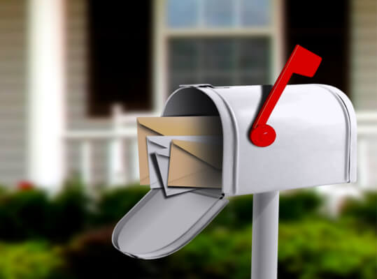 Mail in Mailbox